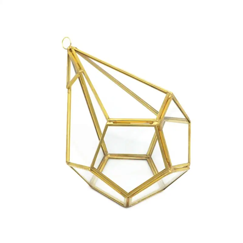 Висит Стекло Террариум Современный художественный настенный слезы Форма с