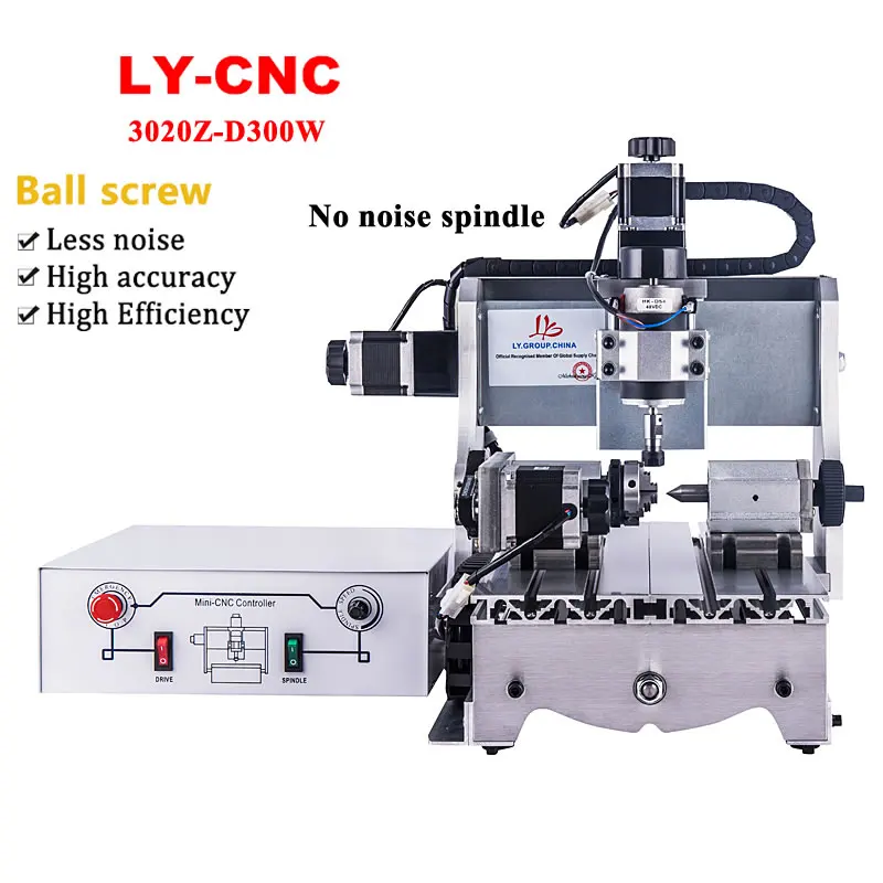 

DIY 3020 cnc engraving milling router machines 3axis 4axis 300w pro shipping to eu ru cnc frame 3020 for woodworking engraver
