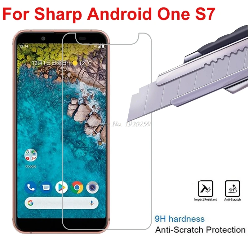 

2 шт. Sharp Android One S7 Закаленное стекло Защитная пленка для экрана на Sharp Android One S7 стекло Android One S7 5,5 дюйма Защитная пленка для экрана