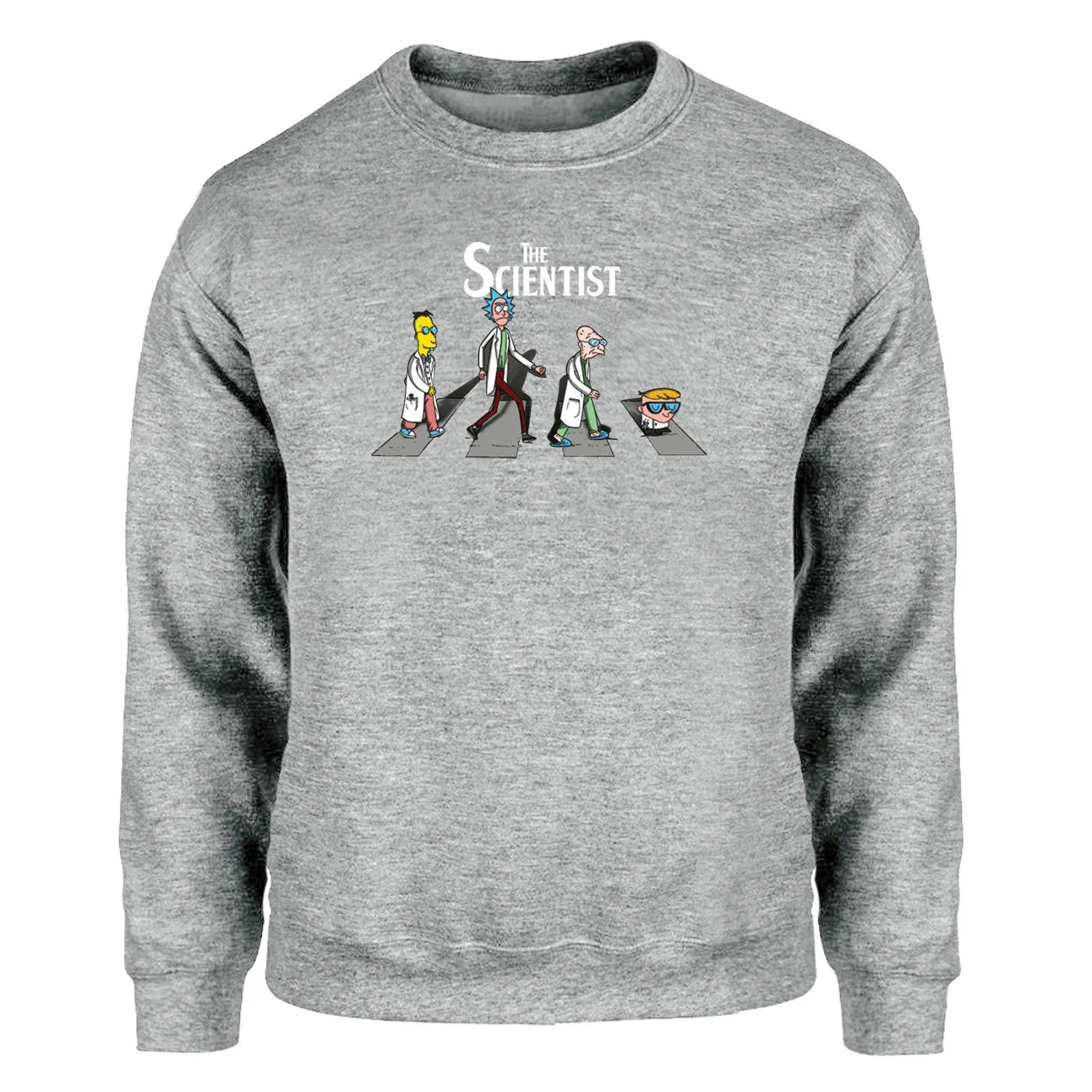 Рик и Морти Забавный свитшот для мужчин мультфильм аниме Crewneck Толстовки учёный толстовки уличная печать Harajuku спортивная одежда - Цвет: gray 6