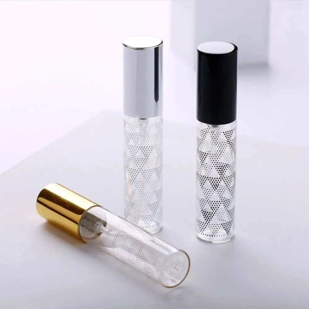 

10ml Mini Portable Perfume Spray Bottle Glass Perfume Bottle With Atomizer Empty Cosmetic Container Travel Refillable Bottles
