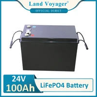 liitokala 24v 100ah lifepo4 battery solar golf car for forklift waterproof battery pack for invertersolar systemboat motor