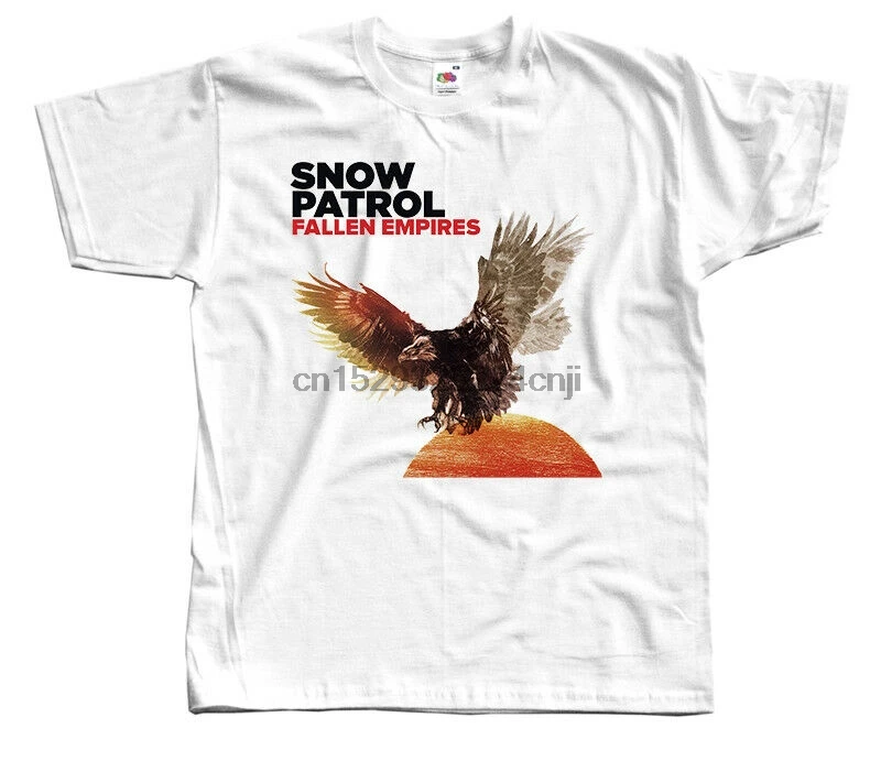 Snow Patrol выпавший империи футболка с изображением обложки альбома DTG (белый) S