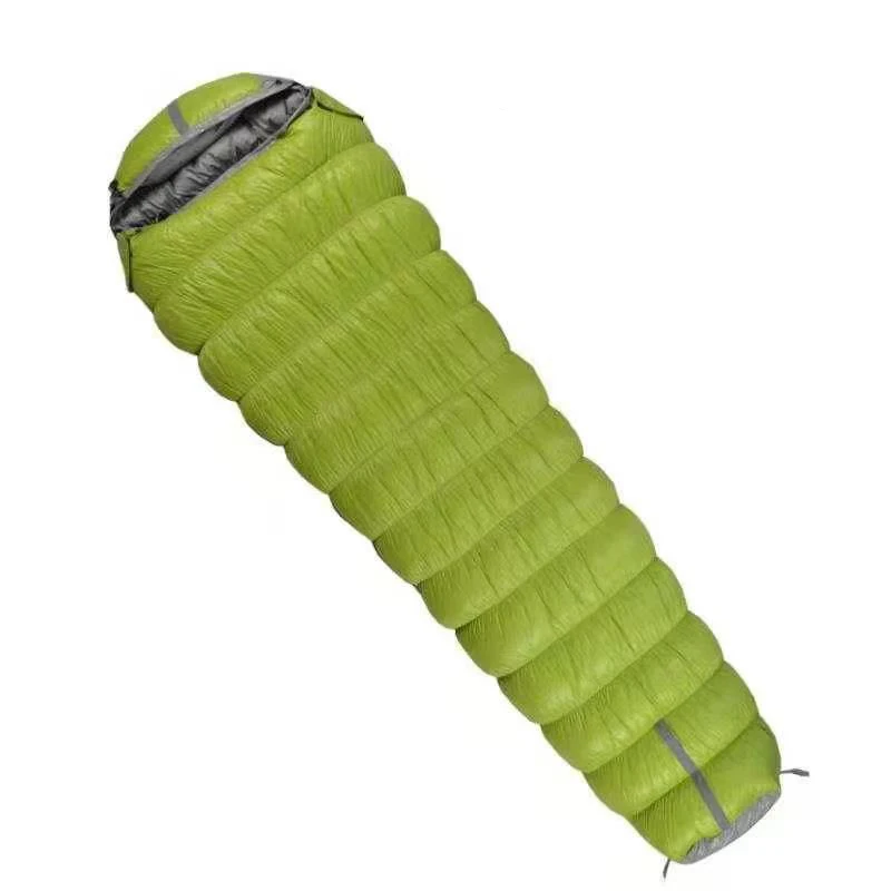 Ультраяркий 225*90 см 1500 г/1800 г белый гусиный пух наполнитель для кемпинга уличный удобный зимний спальный мешок для сна