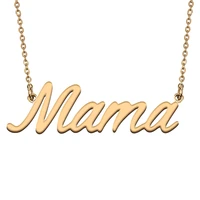 mama custom name necklace customized pendant choker personalized jewelry gift for women girls friend christmas present