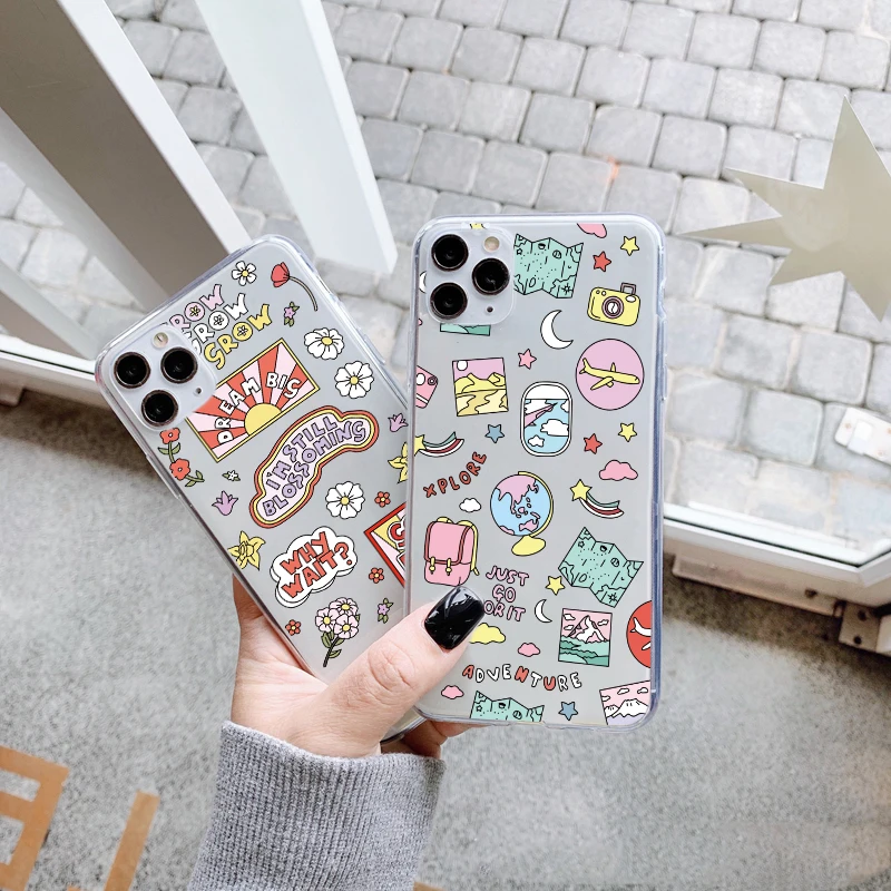 Милые Мультяшные чехлы для телефонов Samsung S20 FE S21 S10 S9 plus A21s A52 A51 A71 A72 a30 a40 a50 a70 Note 10 20