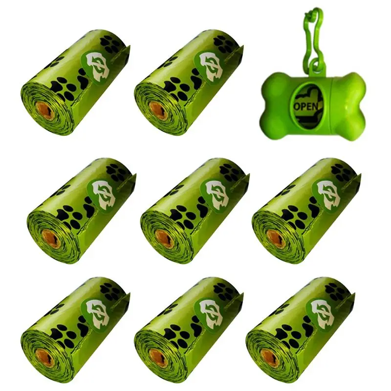 

Pet Poop Bag Eco-Friendly Biodegradable Puppy Dog Travel Waste Scooper Dispenser J78C