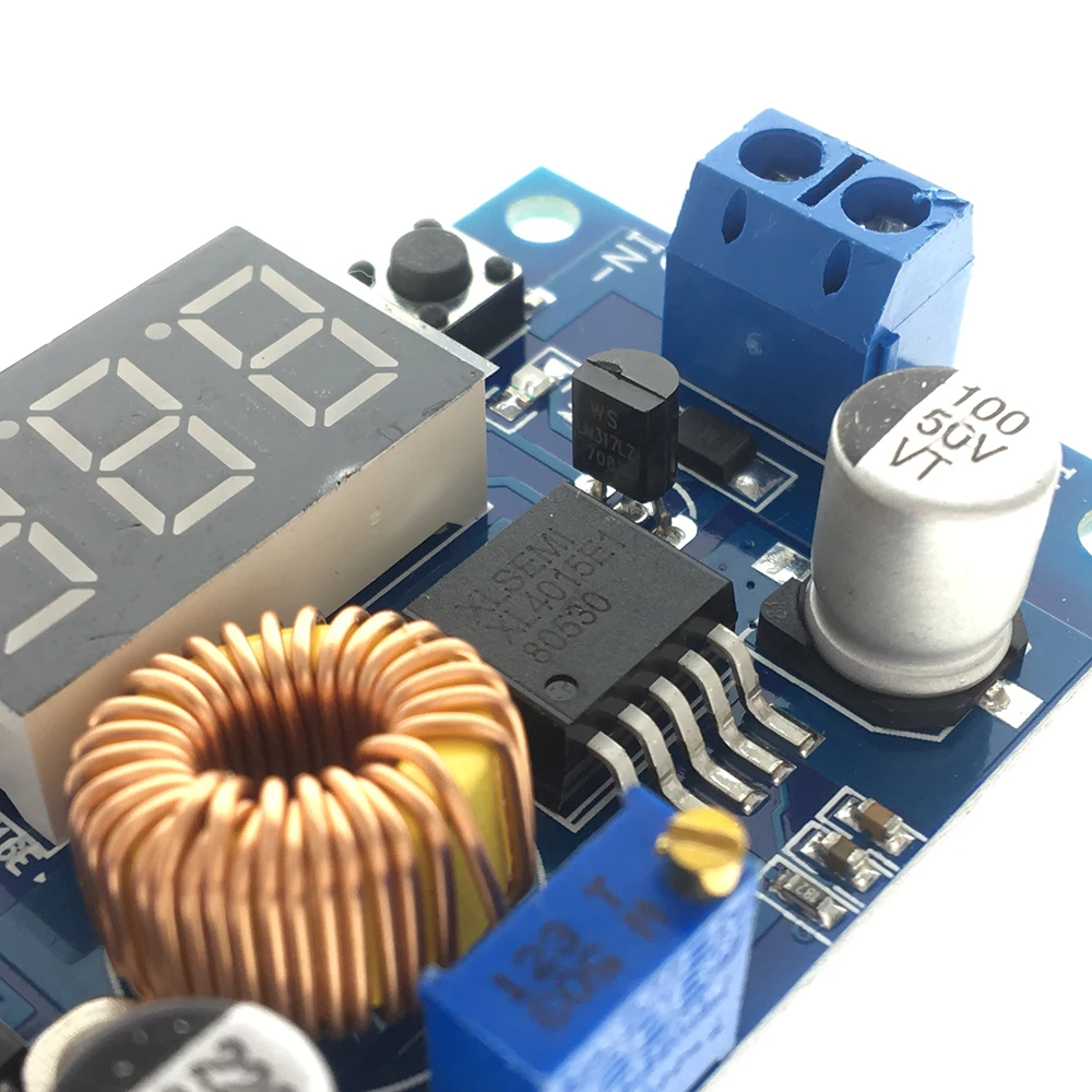 5A 75 Вт XL4015 DC конвертер Регулируемый понижающий модуль 4 0 38V до 1 25 V 36V DIY Бак