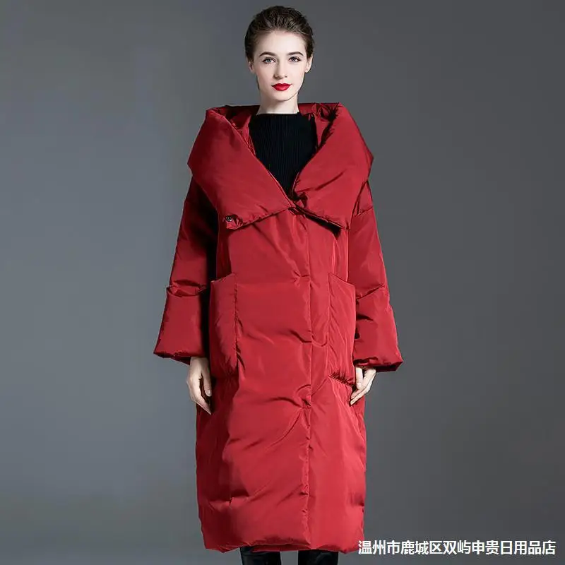 

2021 Modische Mantel Jacke frauen Mit Kapuze Warme Parkas Bio Flusen Parka Mantel Hight Qualität Weibliche Neue Winter Sammlung