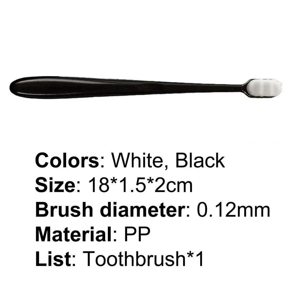 

New Style Durable Toothbrush Eco-friendly Anti-deform PP Manual Tooth Cleaner Brush for Home Hotel Travel Bathroom Supplies