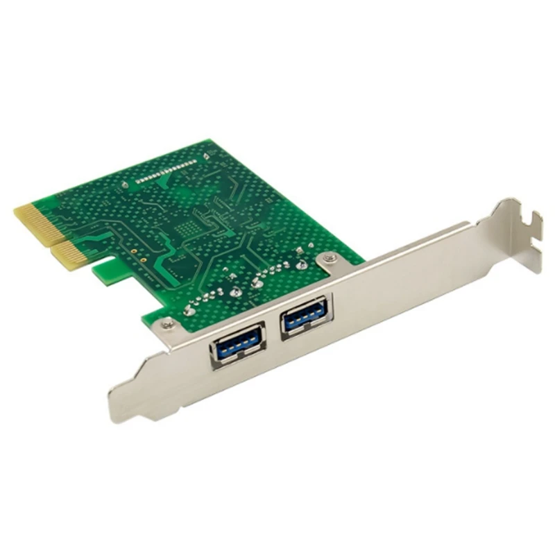 

PCI-E 3.0 X4 ASm3142 Dual Port Super High Speed 10G TYPE A USB3.1 Built-in Expansion Card for PC