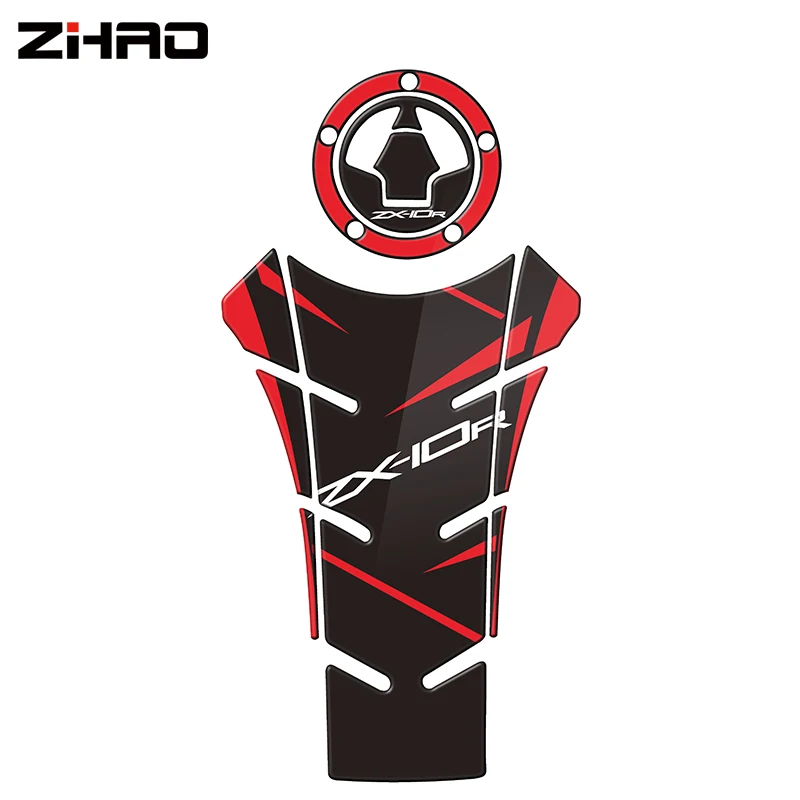 

Наклейки для Kawasaki Ninja ZX-10R ZX10R Tank Pad, колодки для резервуара, газовая эмблема на колено, значок, Набор наклеек с логотипом, аксессуары 2019 2020 2021