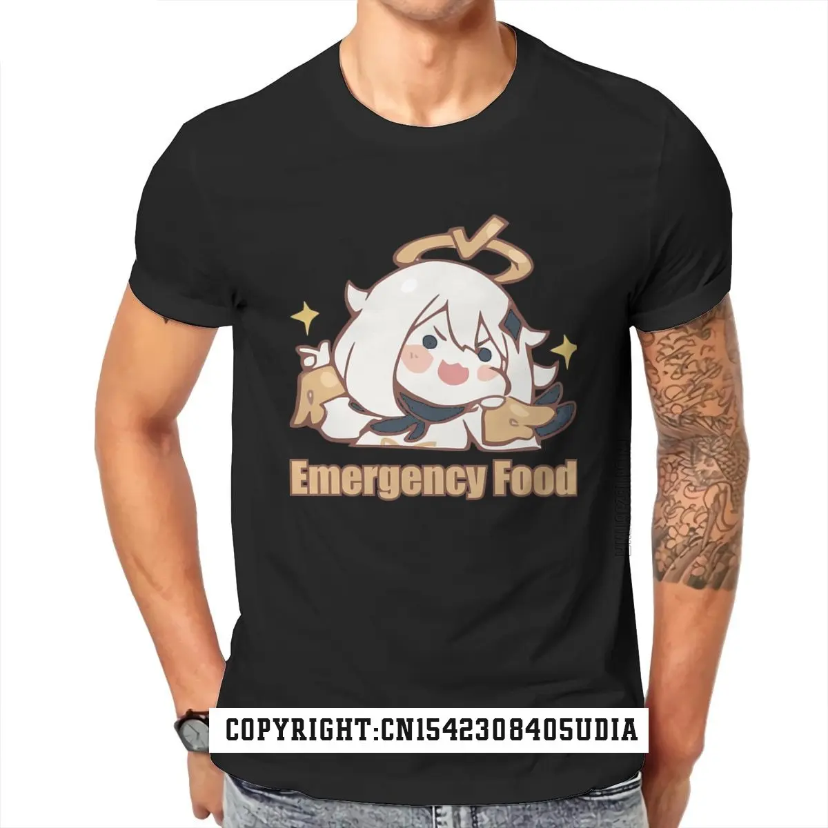 

Genshin Impact Lumine Jean Tyvat Morax Tshirt Men Paimon Emergency Impact Sweatshirts T Shirt Cotton Tops Tees Hip Hop Newest