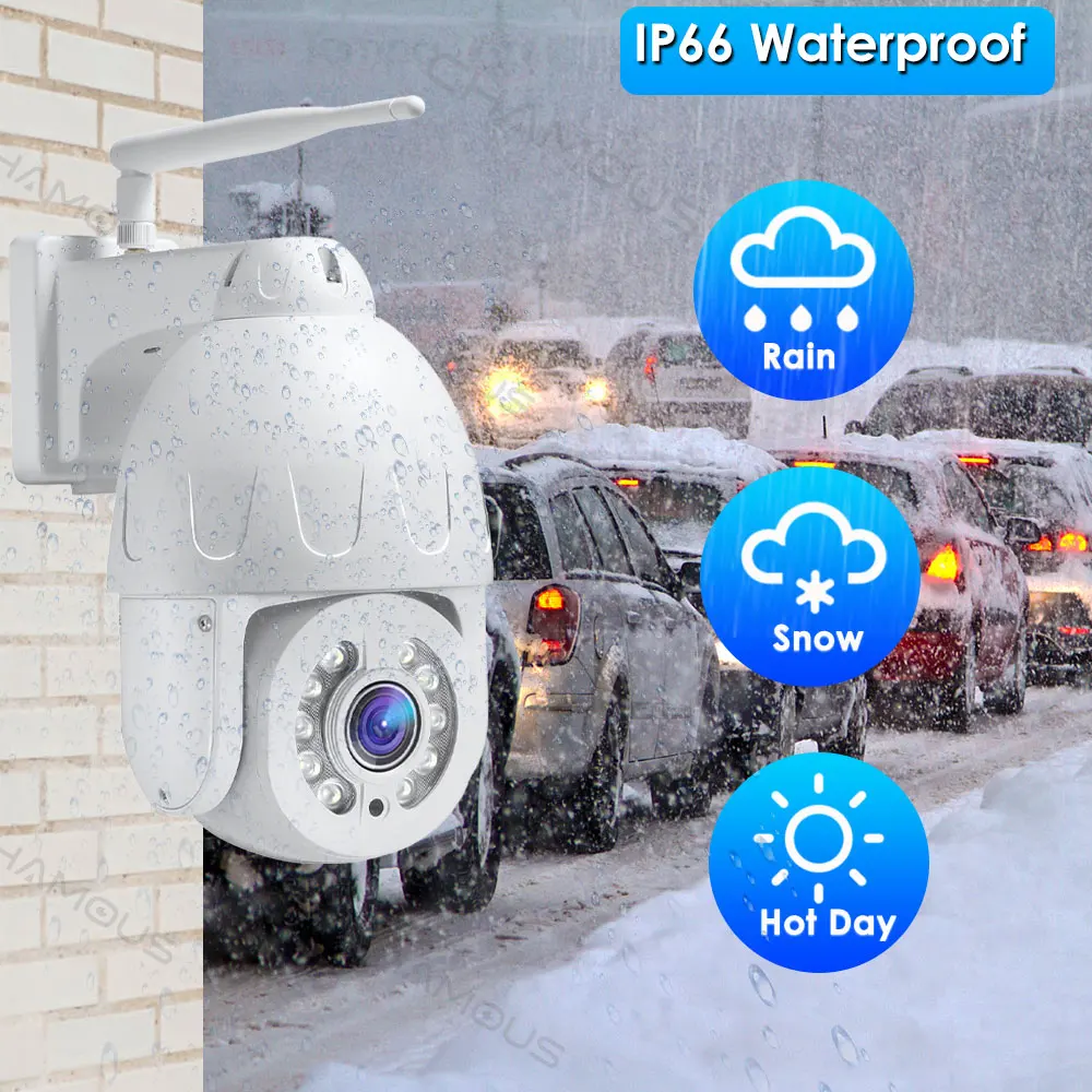 5-мегапиксельная камера видеонаблюдения CamHi с 20-кратным оптическим зумом