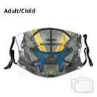 Titanfall 2 маска для взрослых и детей многоразовый фильтр Pm2.5 Titanfall 2 Titanfall Apex Legends