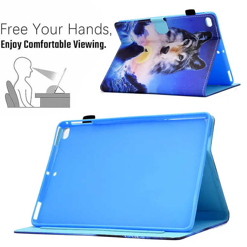 Cover For Apple iPad 9.7 2018 2017 Smart Case 6th 5th Generation Funda Air 1 2 Protective Auto Wake Shell +Gift | Компьютеры и офис