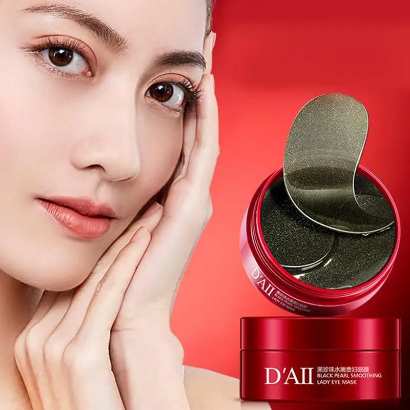 Золотая кристальная маска для глаз 60 шт. Коллагеновые патчи против морщин Уход за