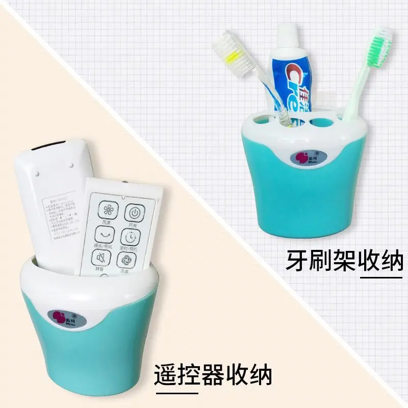 Без швов мембрана всасывания присоски Зубная щётка Чехол стены Вешалки