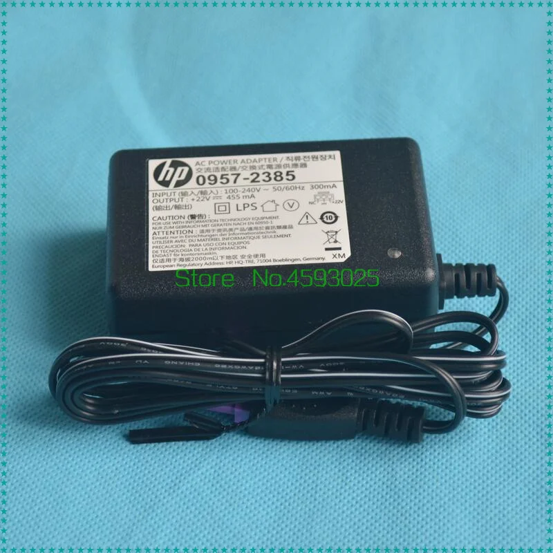 22V 455mA 0.455A адаптер питания переменного тока зарядное устройство 0957-2403 0957-2385 для hp Deskjet 1010 1510 2548 2648 принтер источник питания