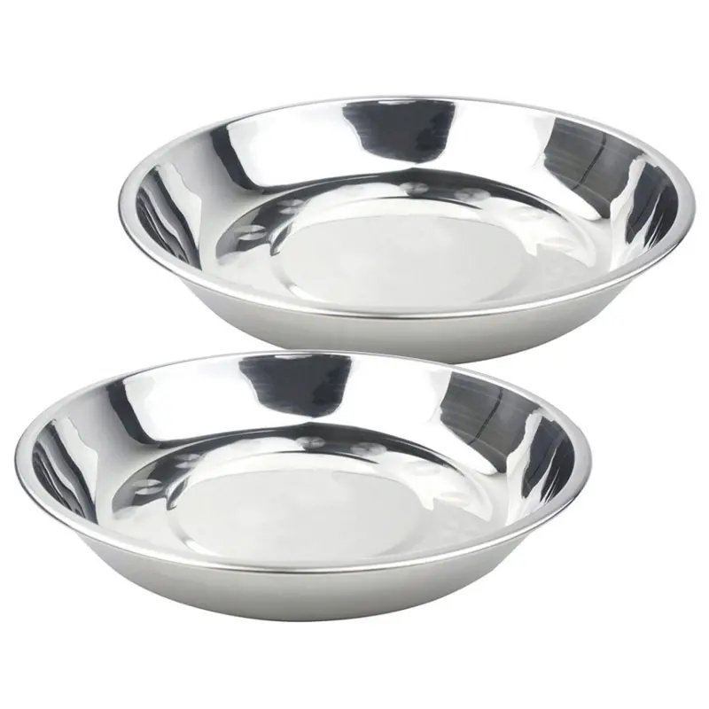 

Multipurpose Steel Soup Dish Round Soup Pot Soup Palte Bowls Dishes Kitchen Tools Fruit Vegetables Metal Delicate Dish Cake Tray