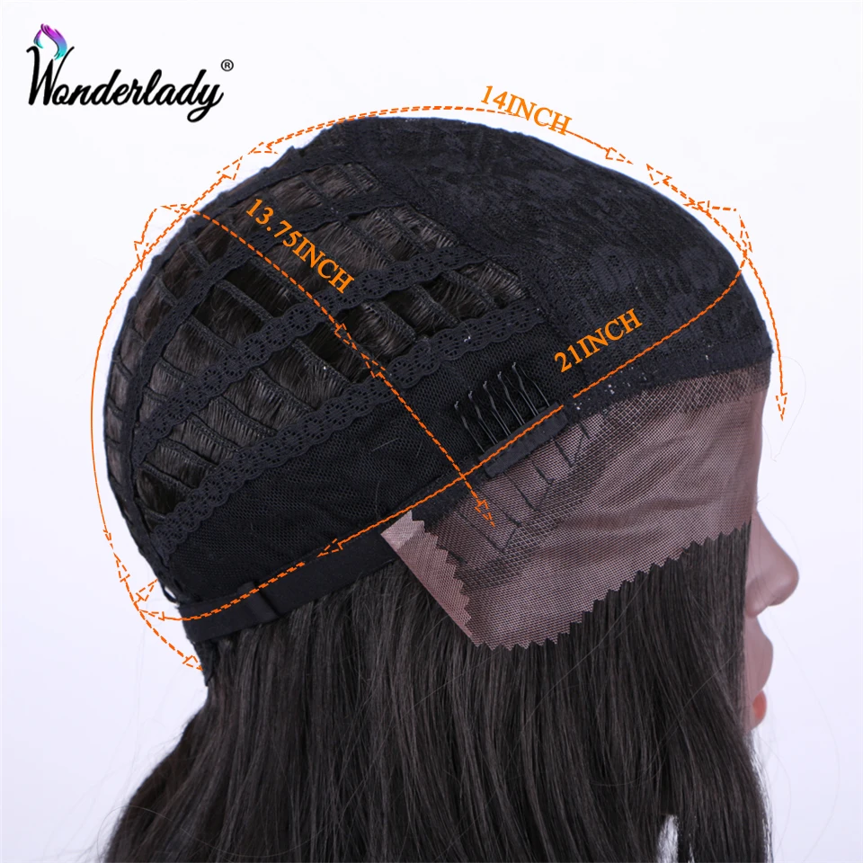 WonderLady коричневый длинный волнистый парик для женщин 20 дюймов мягкий 150% плотность