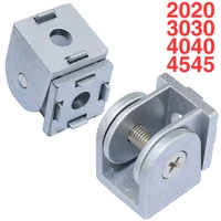 2 pcs 2020 series aluminum extrusion profile die cast zinc alloy pivot joint flexible pivot joint for 2020 aluminum profile
