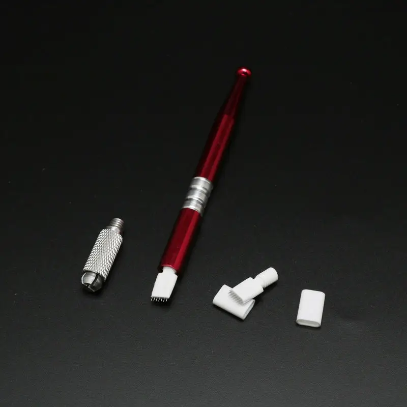 5 пар без иголок 19 штифтов 7 лезвия для ручной ручки Полупостоянный макияж туман