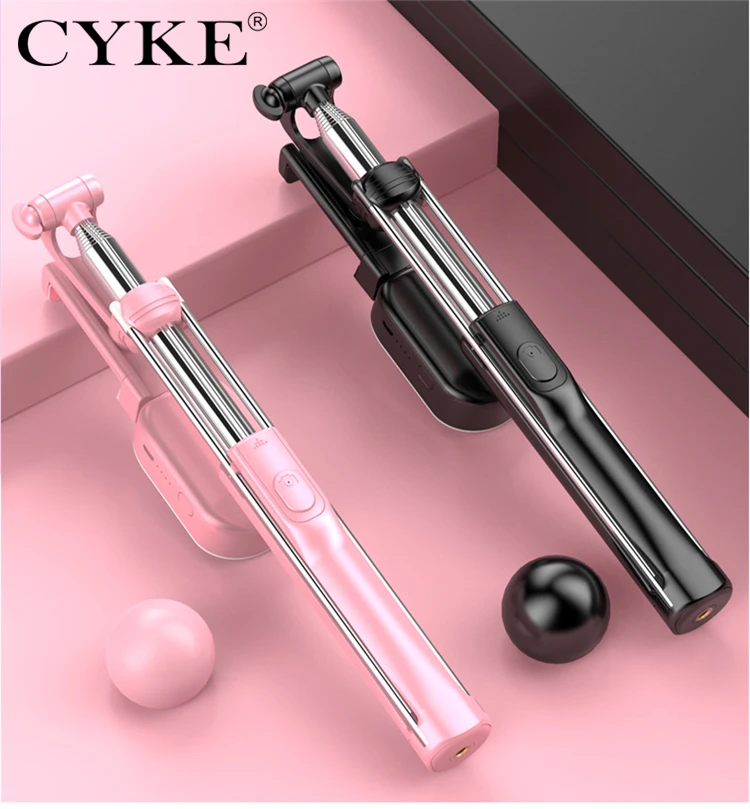 Выдвижной монопод CYKE 3 в 1 селфи палка рукоятка штатив аксессуар совместимый с iPhone