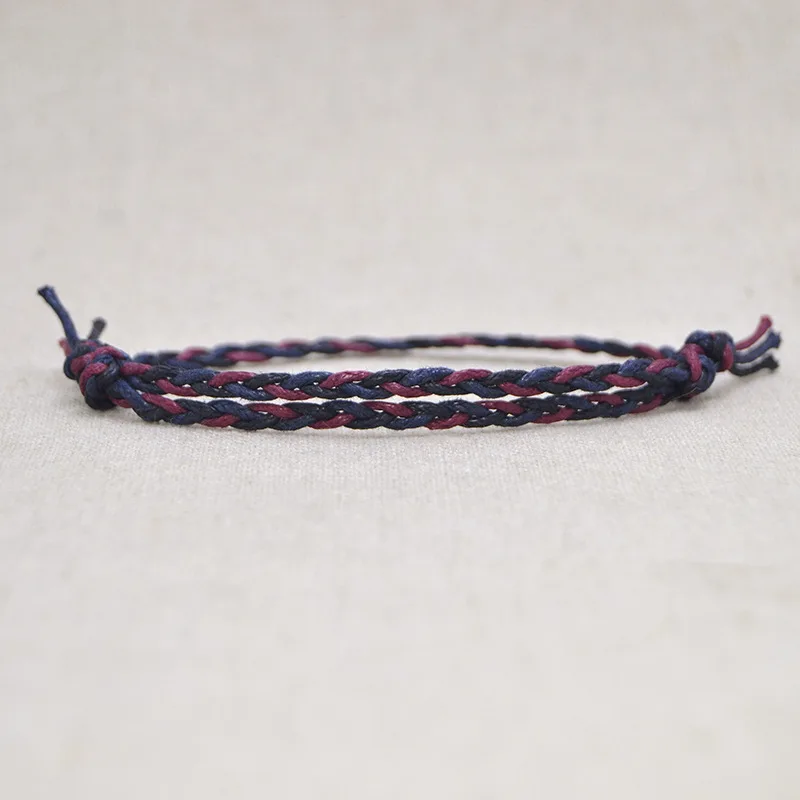 Браслеты и обручи ручной работы из вощеной струны браслеты дружбы для женщин