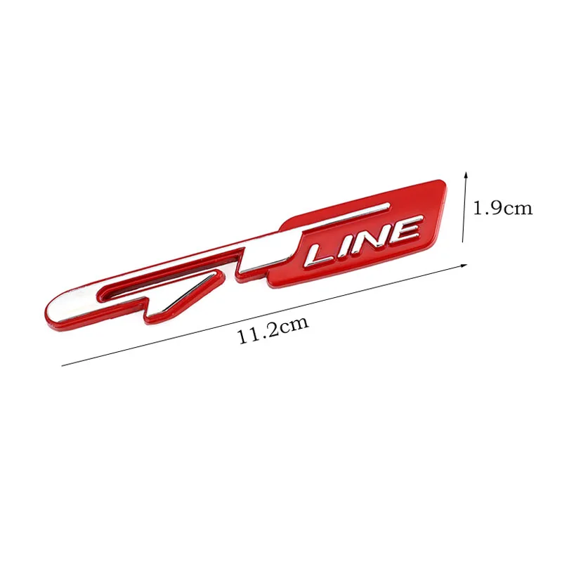 Автомобильная наклейка GT Line для Peugeot RCZ 308 508 3008 5008 KIA Forte Optima Picanto Stinger Sorento Renault Clio