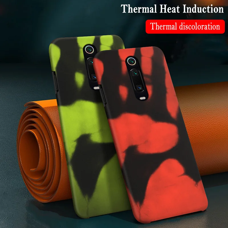 

Thermal Heat Induction Case For Oneplus 9 Pro 9R 9e Discoloration Cover For Oneplus Nord For One Plus 1+9R 1+9e 1+9 1+8 1+7T 1+6