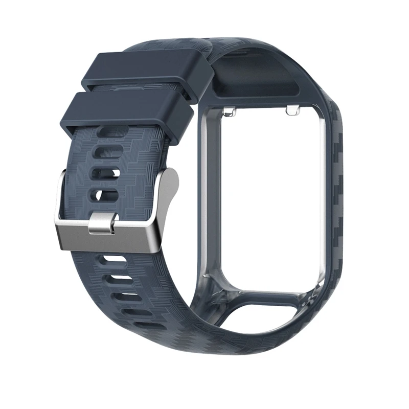 Сменный ремешок для TomTom 2 3 Spark Runner Music Cardio gps часы ремешок для наручных часов браслет силиконовый ремень аксессуар - Цвет: Rock blue