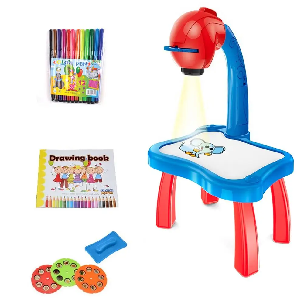 

Набор детских проекторов для рисования, многофункциональная детская проекционная доска для рисования, развивающая проекция для раннего об...