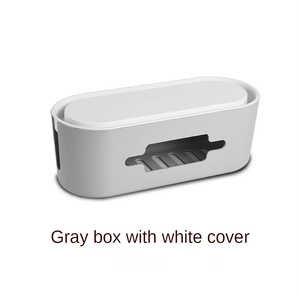 

storage box power board wire box charger wire managementdust-proof wire storage box charDesktop storage boger socket organizer