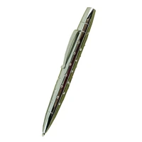 acmecn hi tech inlay crystal ballpoint pen with 45pcs crystal plated silver metal heavy pen superior level crystal diamond pen