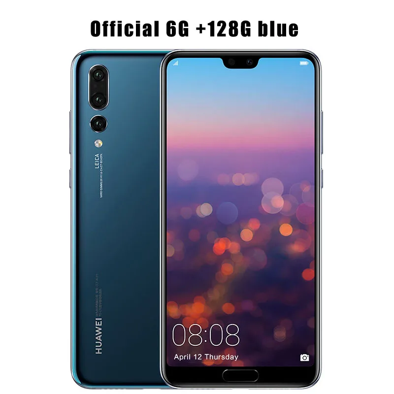 6G 128G Blue 6,1 дюймовый смартфон huawei P20 Pro, 6 ГБ, 128 ГБ, Восьмиядерный процессор Kirin 970, Android 8,1, разблокировка отпечатков пальцев, 4000 мАч, huawei SuperCharge - Цвет: 6G 128G Blue
