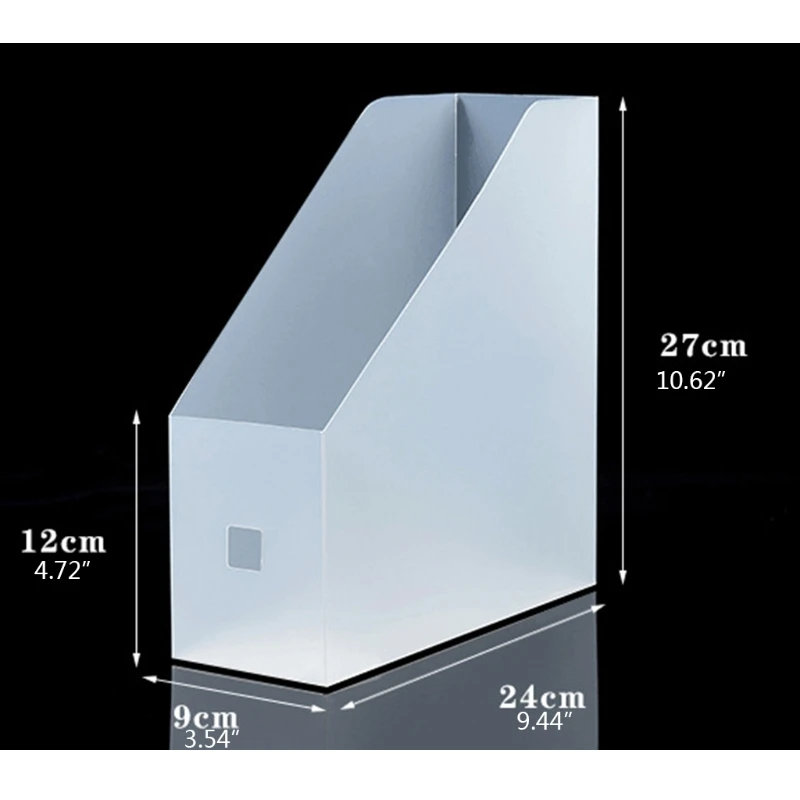 

Plastic Magazine File Holder Document Organizer Multi-Functional Storage Box Countertop Stationary Case
