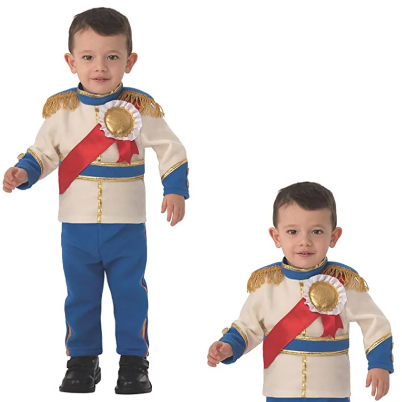 Очаровательный костюм мальчика принца косплей на Хэллоуин для детей