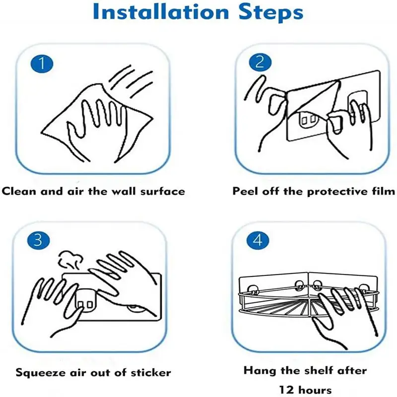10 шт. пластиковые крючки для дома водонепроницаемый липкий крючок кухни ванной