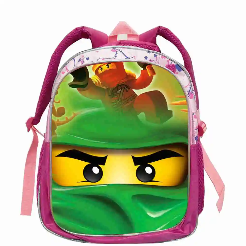 Школьные ранцы Ninjago для мальчиков модные повседневные Рюкзаки с принтом 12 5 дюйма