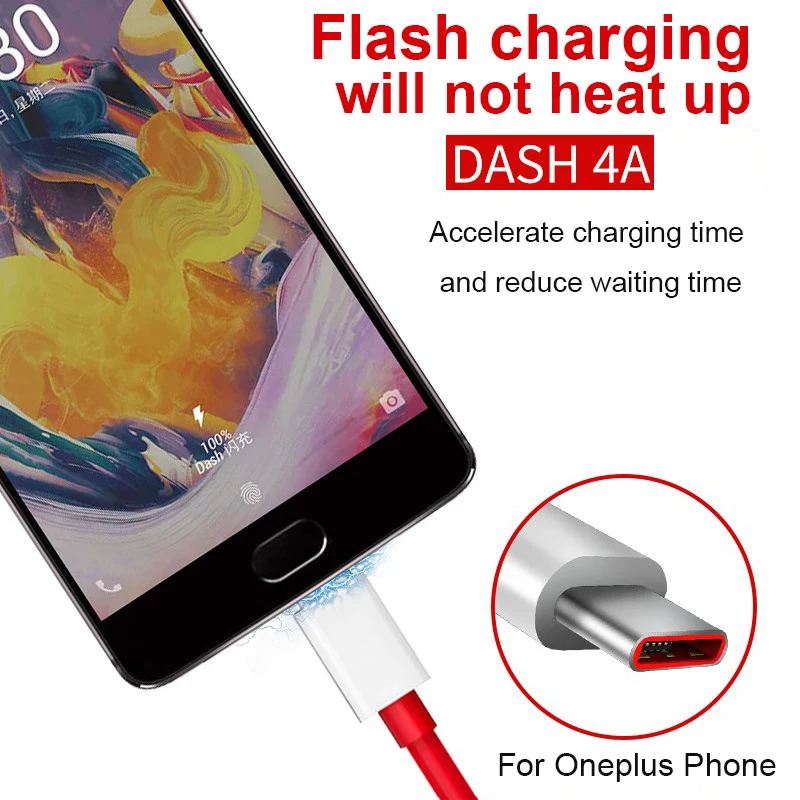 Кабель зарядного устройства OnePlus 4A 7 Pro кабель Type-C для One Plus 6 5T 5 3T 3 USB 1 зарядки и