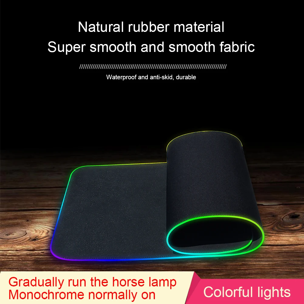 

Led Backlight Mause Pad Computer Mouse Pad Mat Gaming Mouse Pad Gamer Mouse Pad Large Mouse Pad with Wireless Charger