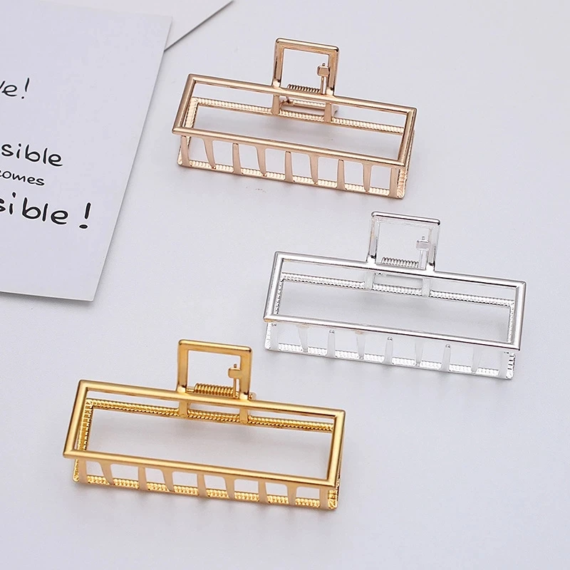 

Заколка для волос с золотым/серебряным покрытием, 90x45 мм, 5 шт.