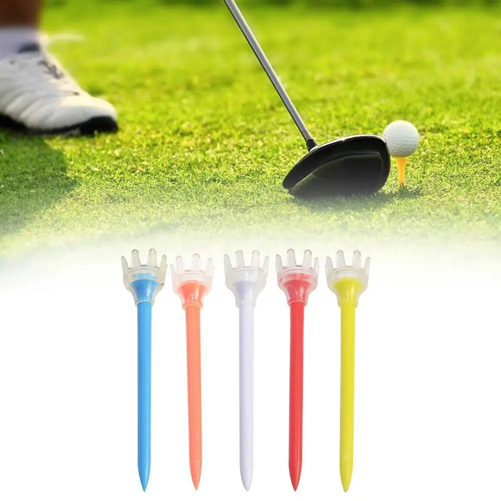 

5Pcs/set PVC Golf Tee Mixed Color Crown Golf Tee Portable 42/54/70/83mm Accessories Golf Golf Plastic Tee B7W7