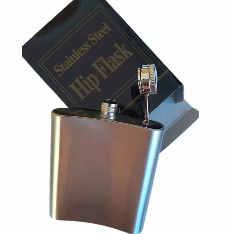 Портативные карманные фляжки на бедра 7 унций (200 мл) бутылка спиртовой основе из