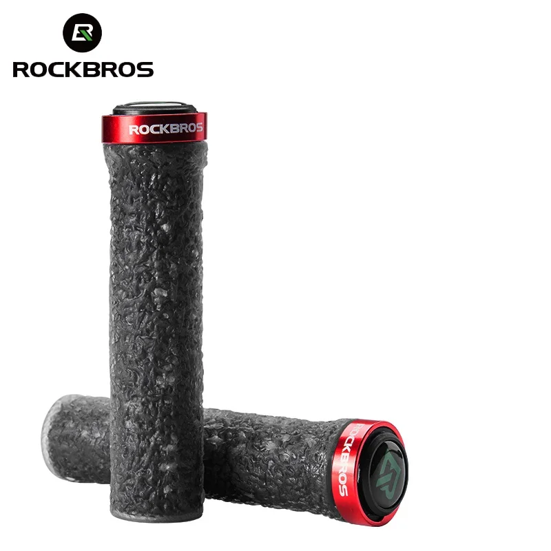 ROCKBROS велосипедные ручки MTB руль BMX запираемые противоскользящие противоударные