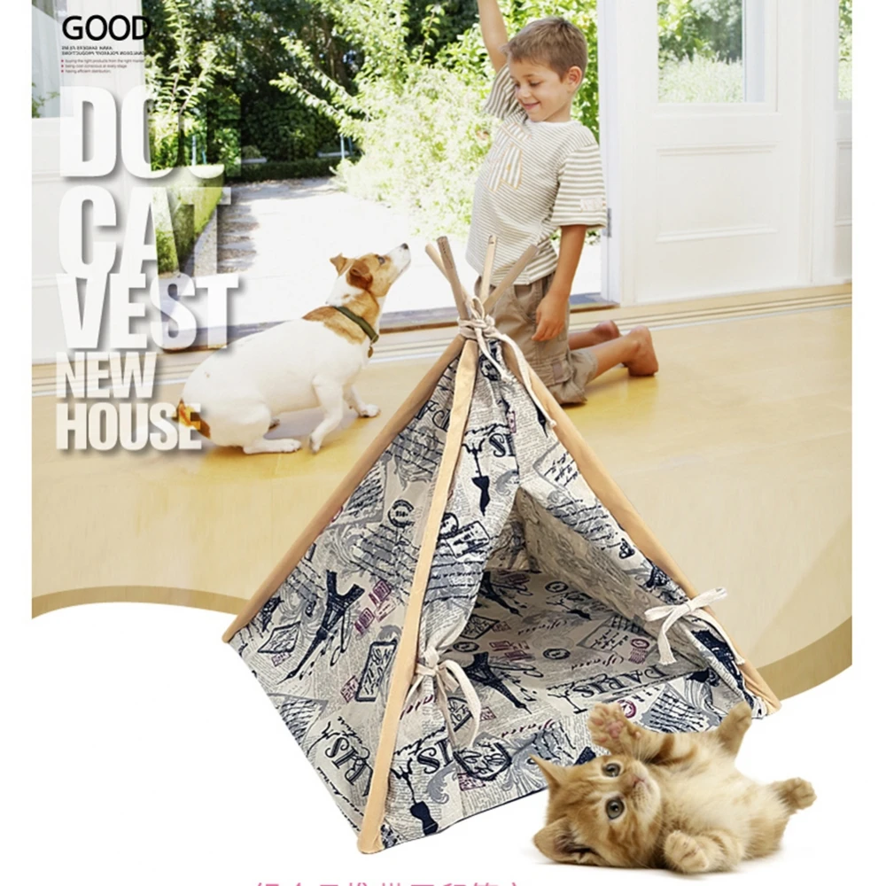 Индийская палатка для домашних животных маленькая кошачье гнездо моющееся