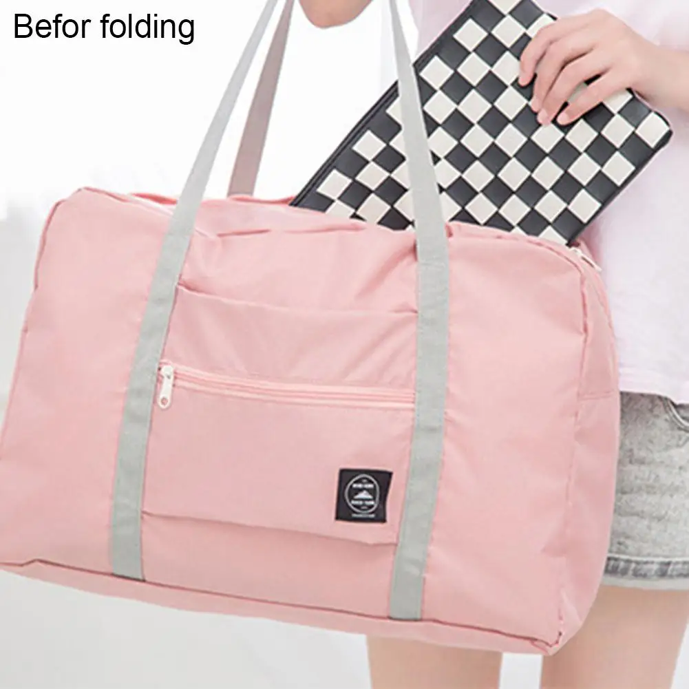 

Foldable Large Duffel Bag Luggage Storage Bag Waterproof Travel Pouch Tote Bag