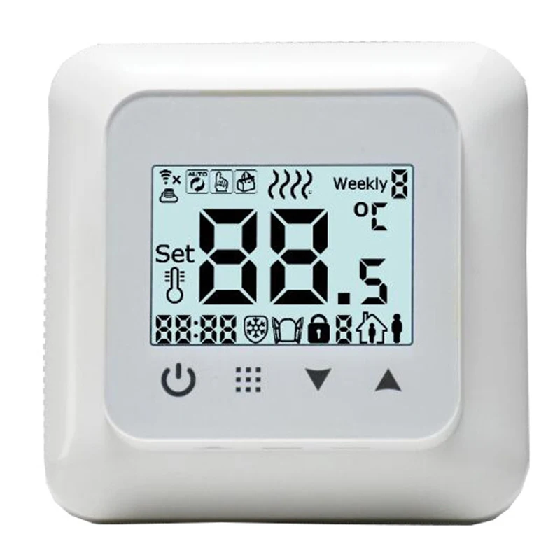 Hy518 Lcd Press Sn Hvac Tools Certificated Smart Programmable Electric Floor Water Heater Radiator Room Thermostat | Обустройство