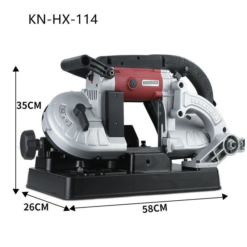 

Electric Woodworking Metal Cutting Horizontal Saw Band Saw Machine Multi-angle Wood Cutting Equipment